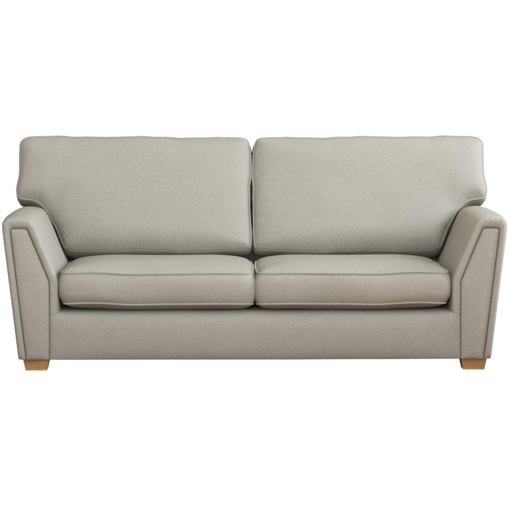 Wendleberry 3 Seater Mink Venice Fixed Back Sofa Image 2