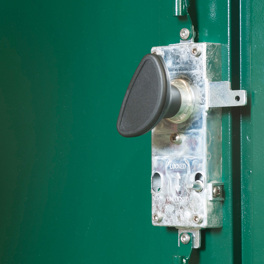 Asgard Flexistore 5 x 7ft Cream Apex Garden Shed Image 6