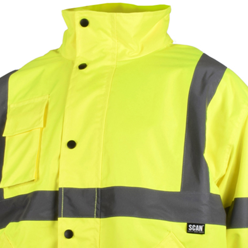 Scan Hi Visibility Bomber Jacket XXXL Yellow Image 3