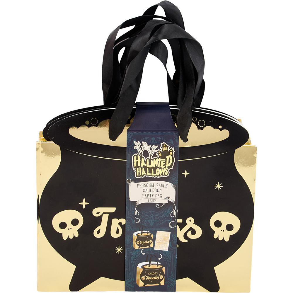 Pack of 4 Personalisable Cauldron Party Bags Image 6