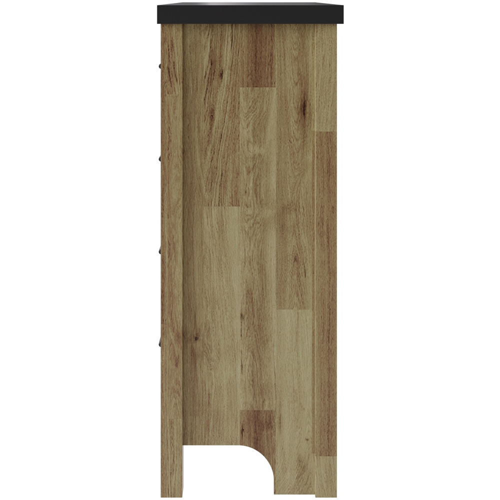 GFW Cascina 4 Drawer Oak Chest of Drawer Image 4