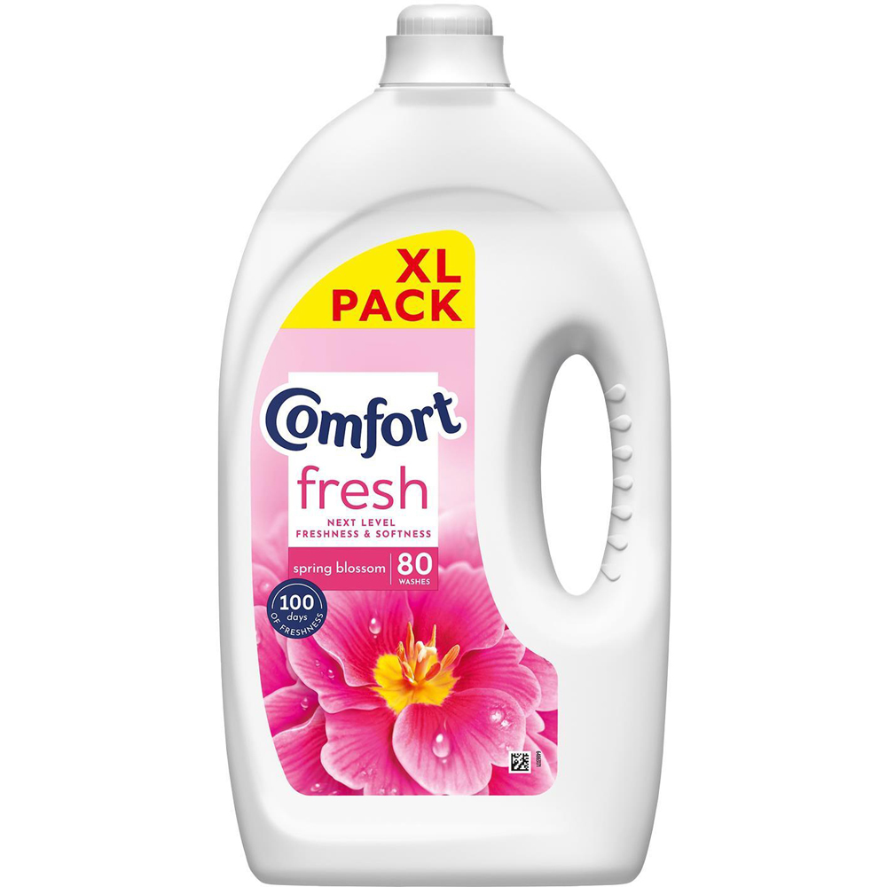 Comfort Fresh Spring Blossom Liquid Fabric Conditioner 80 Washes 2.4L 4 Pack Image 2