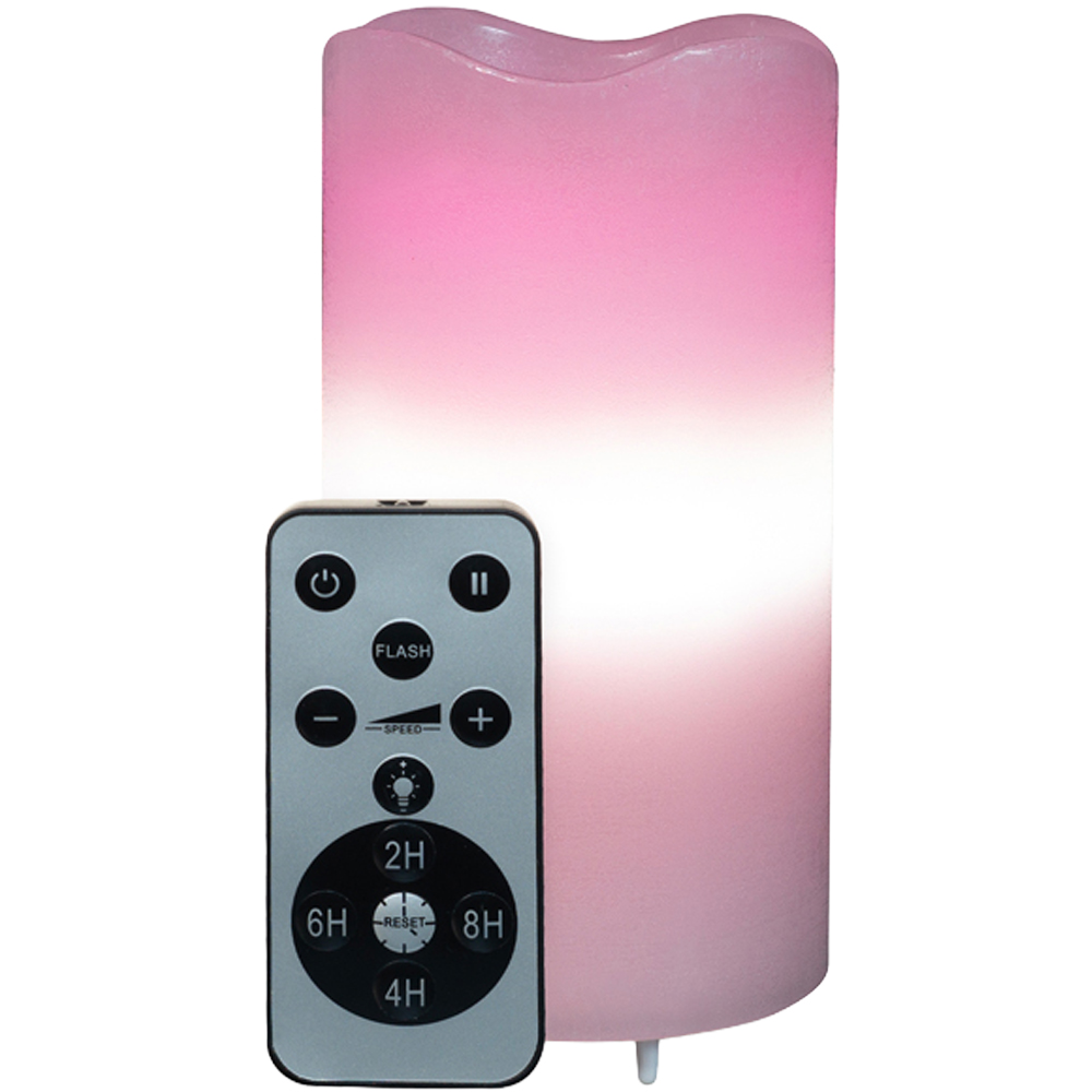 St Helens Pink Love LED Candle Projector Image 2