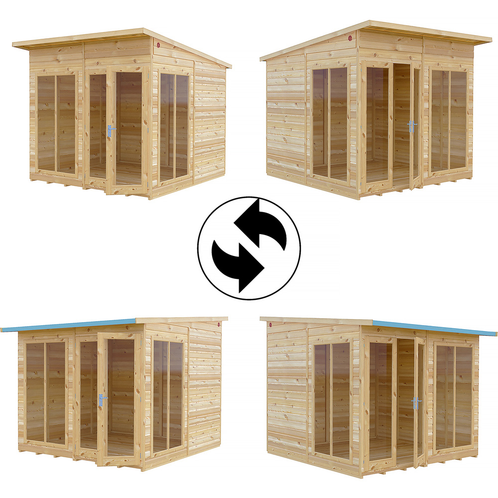 Shire Lela 8 x 8ft Double Door Summerhouse Image 4