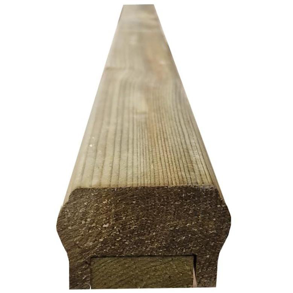 Snowdon Timber 2.39m Pressure Treated Decking Handrail and Baserail 2 Pack Image 2