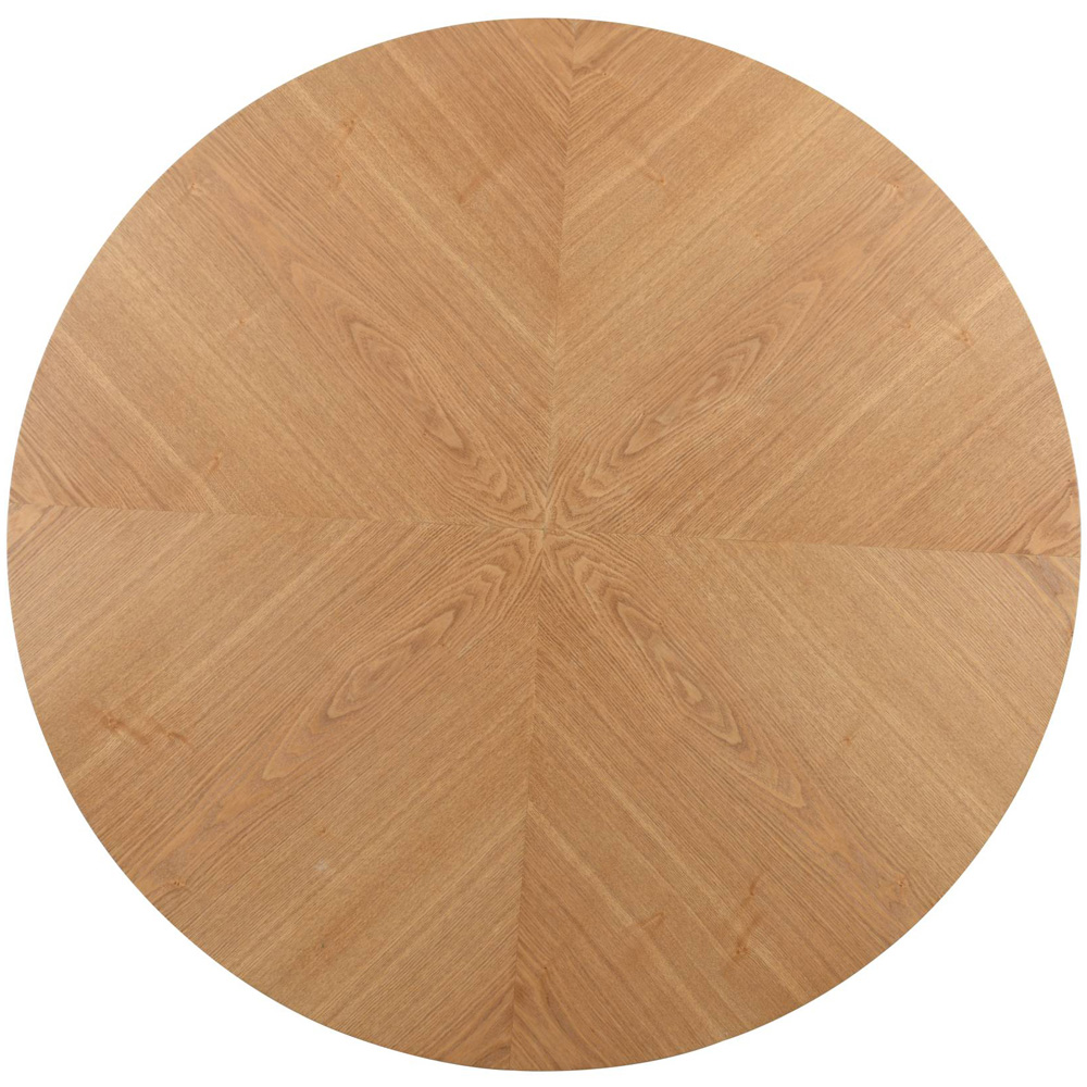 Shankar Claremont 4 Seater Natural Round Dining Table Image 5