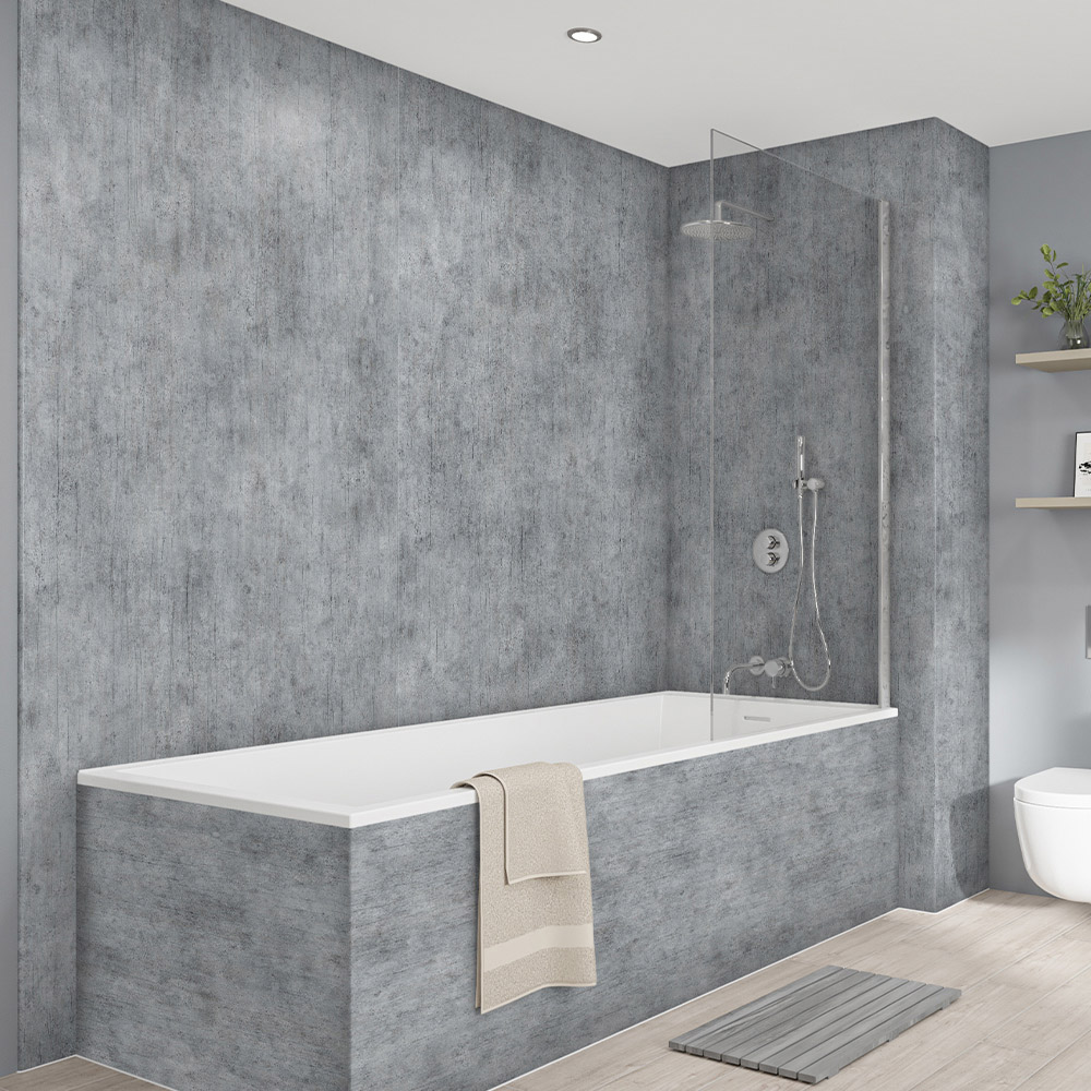 Wetwall Elite Post Formed Ravello Shower Panel 2420 x 160mm Image 1