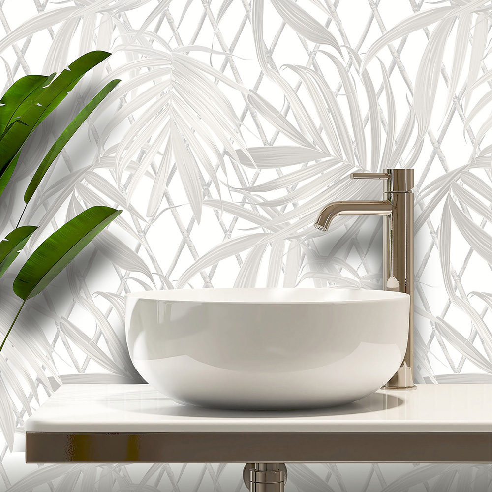 Rasch Paradise Palm Neutral Wallpaper Image 3