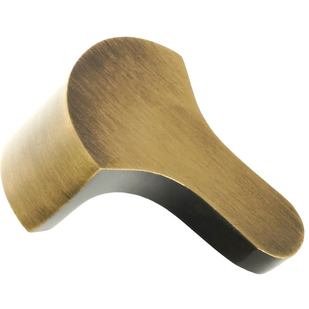 Spira Brass Tulip Antique Brass Drop Pull Handle Image 3