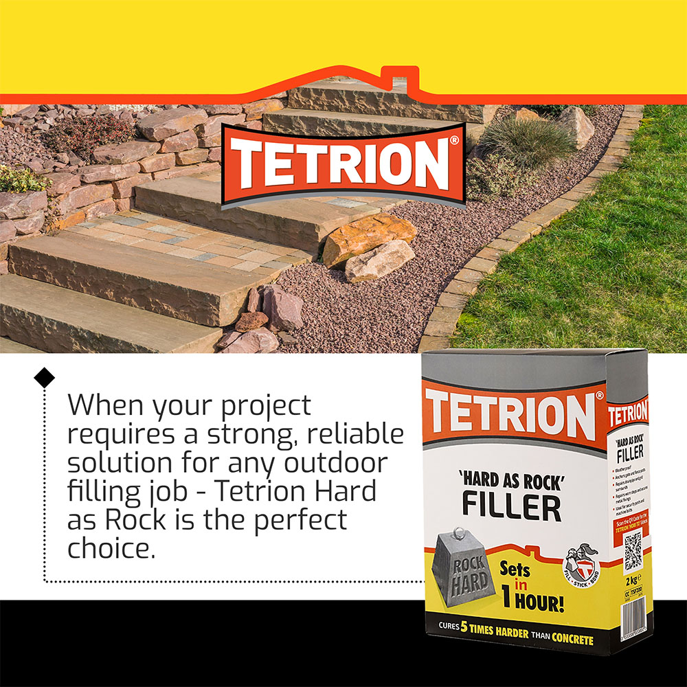 Tetrion Grey Masonry Repair Cement 2kg Image 7