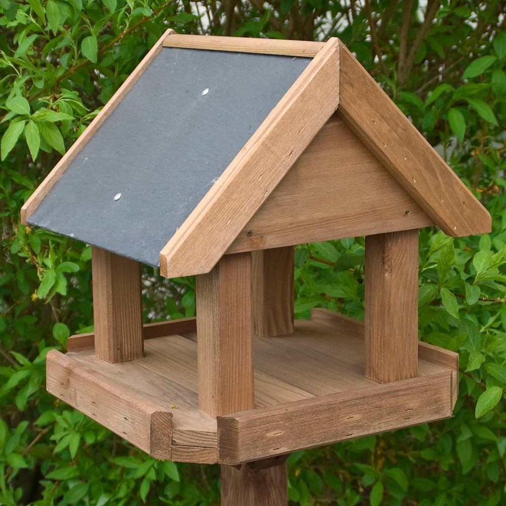 Rowlinson Windrush Natural Softwood Bird Table Image 3