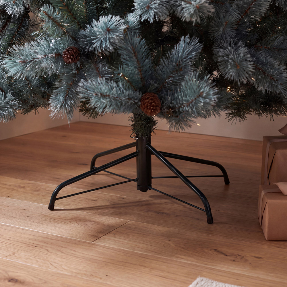 Bosk Heartwood Blue Pine Artificial Christmas Tree with Cones 7.5ft Image 6