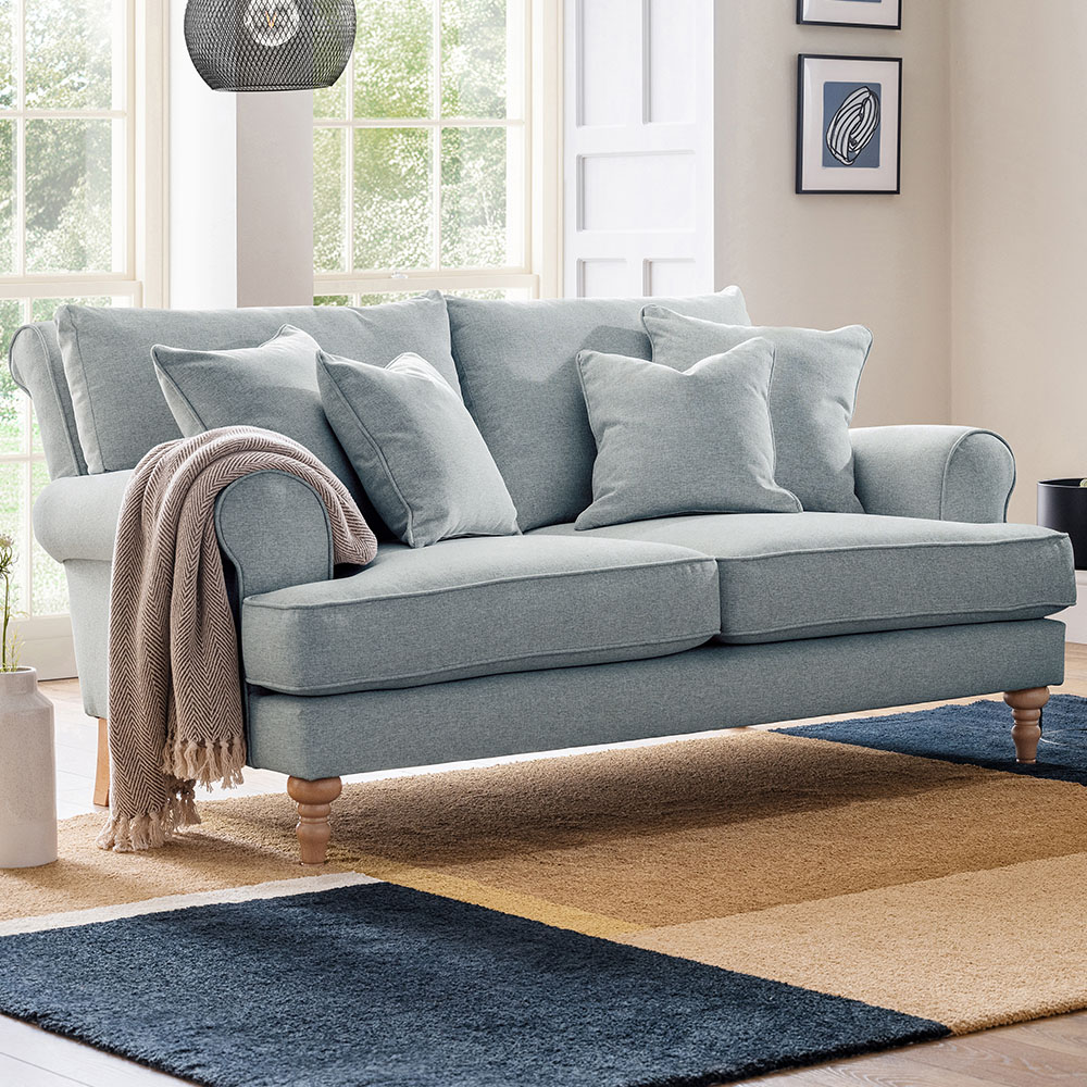 Eastwood Faro 2 Seater Small Ashen Sofa Image 1