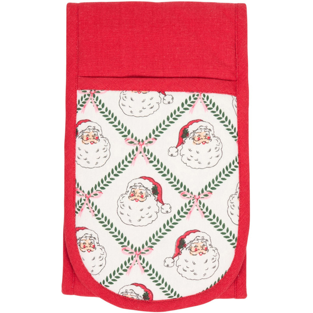 Fun Santa Double Oven Glove Red Image 3