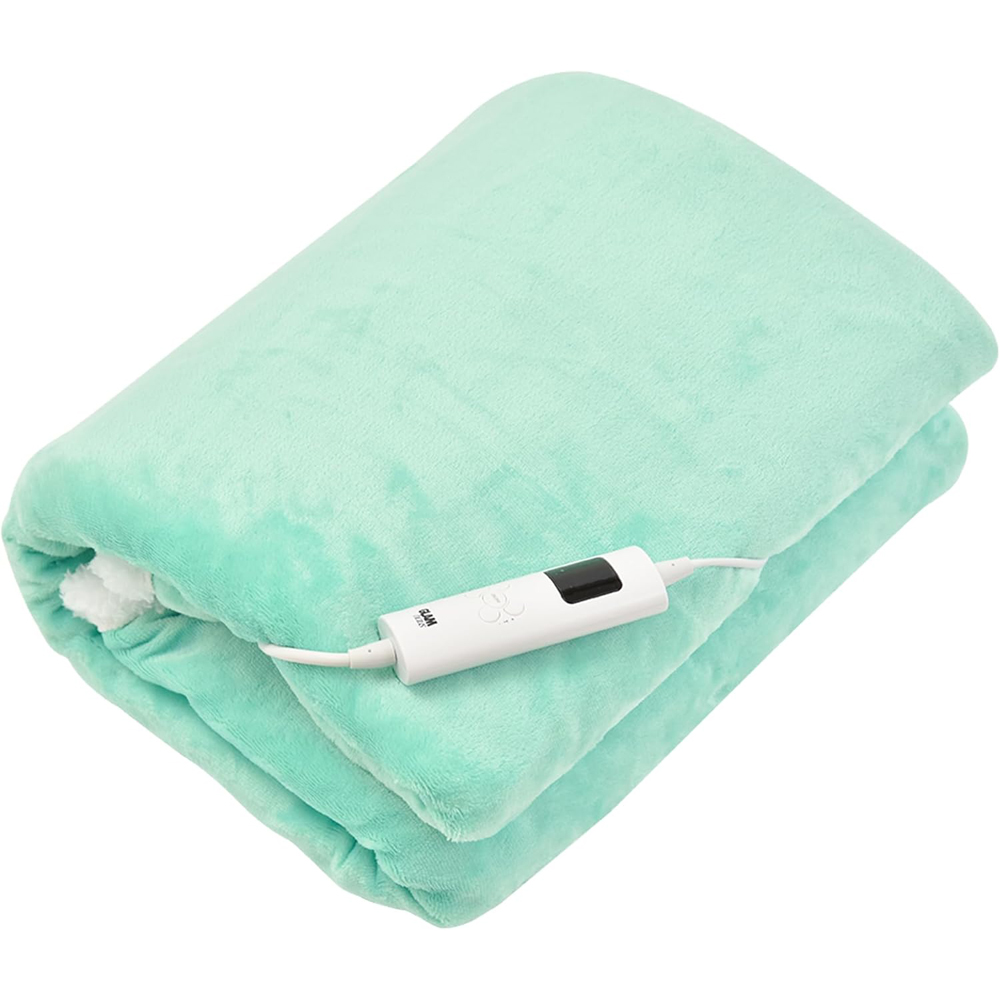 GlamHaus Dark Lucite Green Heated Blanket 160 x 130cm Image 2