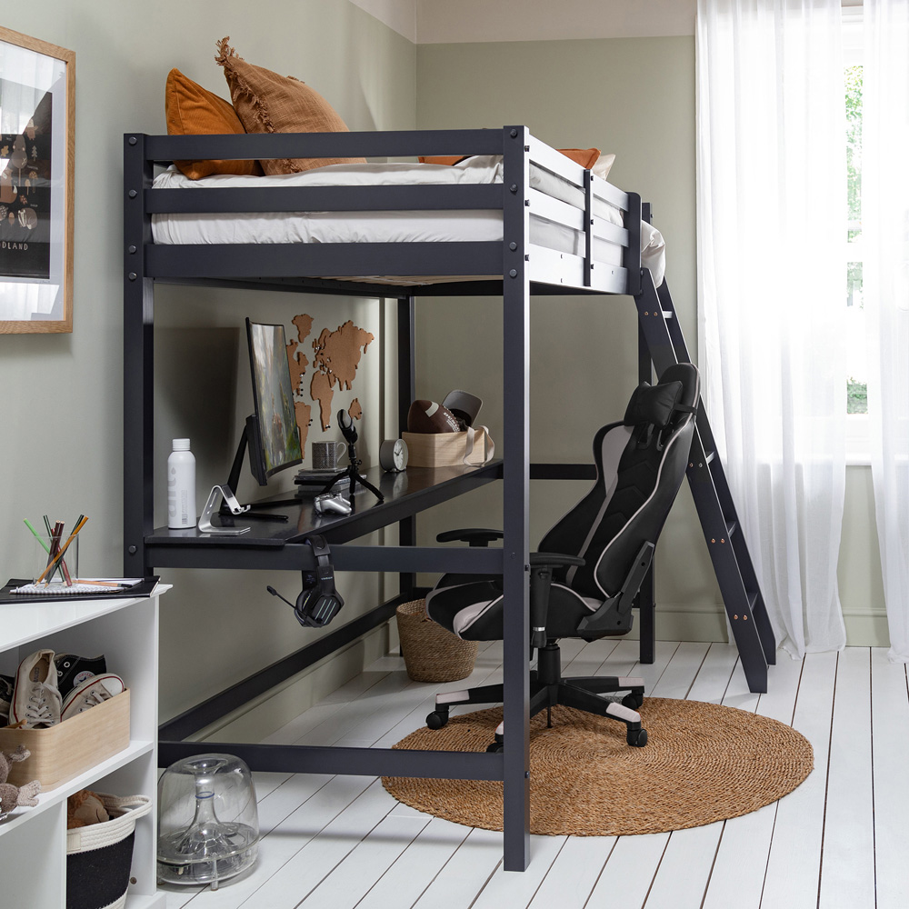 Noa and Nani Louis Anthracite Desk for High Sleeper Cabin Bed Image 4