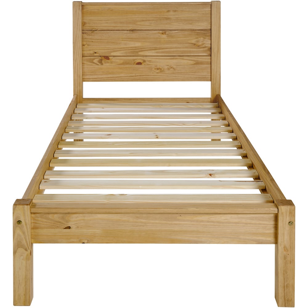 Seconique Barton Single Waxed Pine Bed Image 4