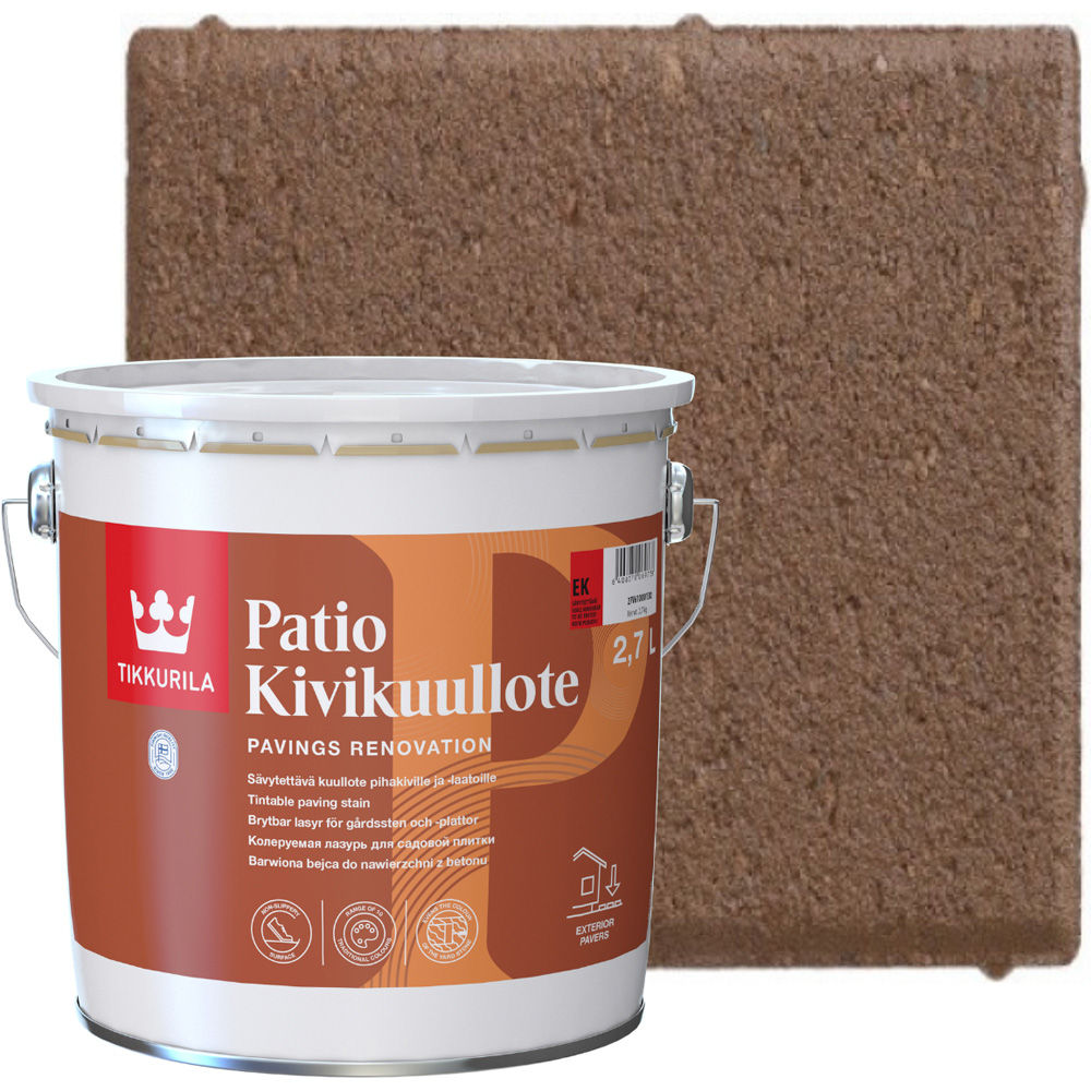 Tikkurila Patio Kivikuullote EK09 Patio Paving Stain 3L Image 4