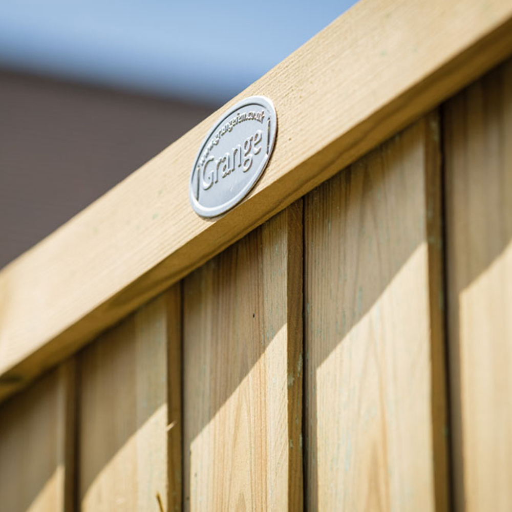 Shire Grange Superior Closeboad 3 x 6ft Green Vertical Fence Panel Image 6