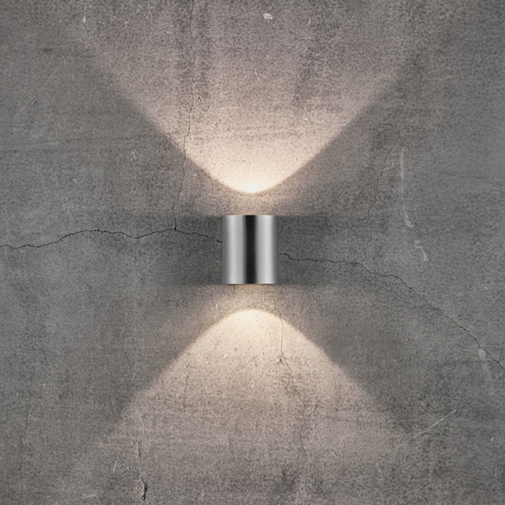 Nordlux Canto 2 Stainless Steel Wall Light Image 2