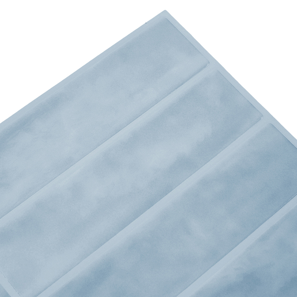 Living and Home Light Blue Rectangle Self Adhesive Wall Sticker 10 Pack Image 7