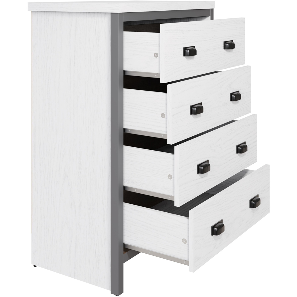 GFW Boston White Oak 3 Piece Bedroom Furniture Set Image 7