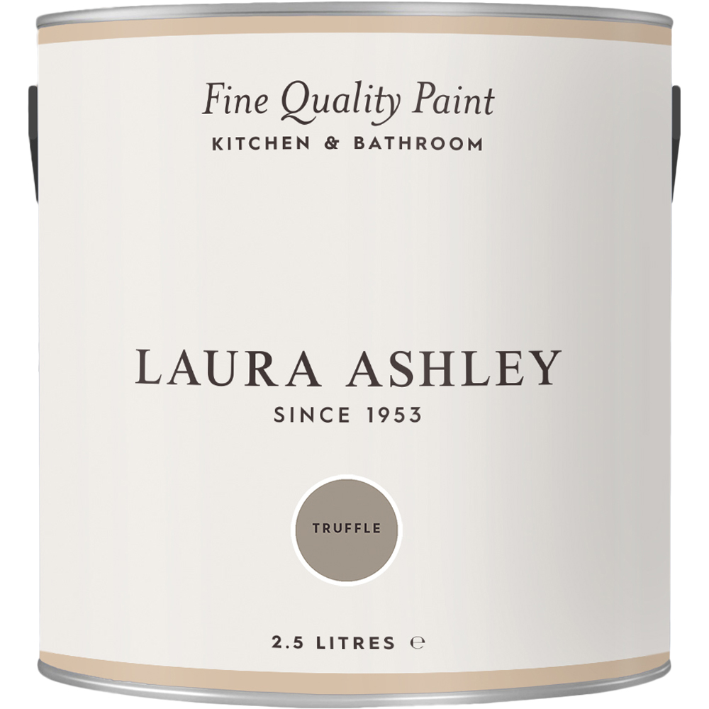 Laura Ashley Kitchen and Bathroom Truffle Emulsion Paint 2.5L Image 2
