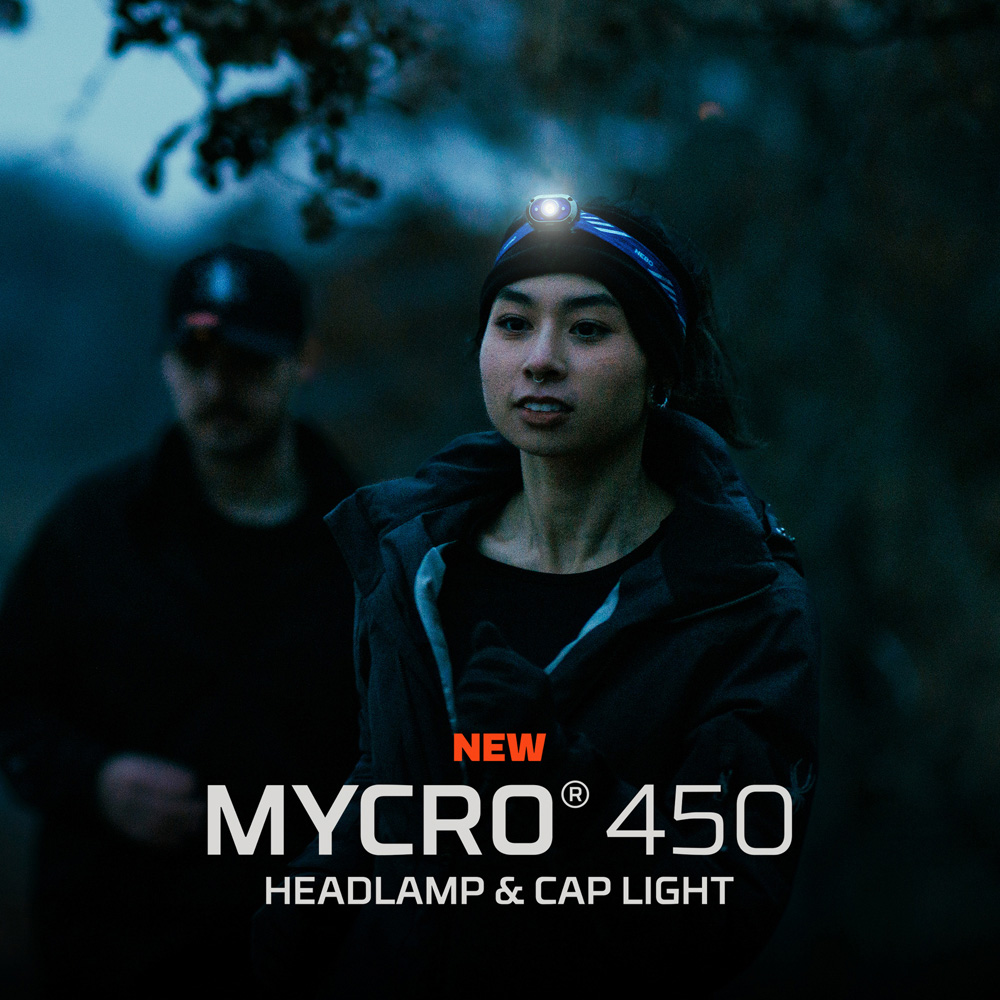 Nebo Mycro 450 2-in-1 450 Lumens Blue Rechargeable Detachable Headlamp and Cap Light Image 4