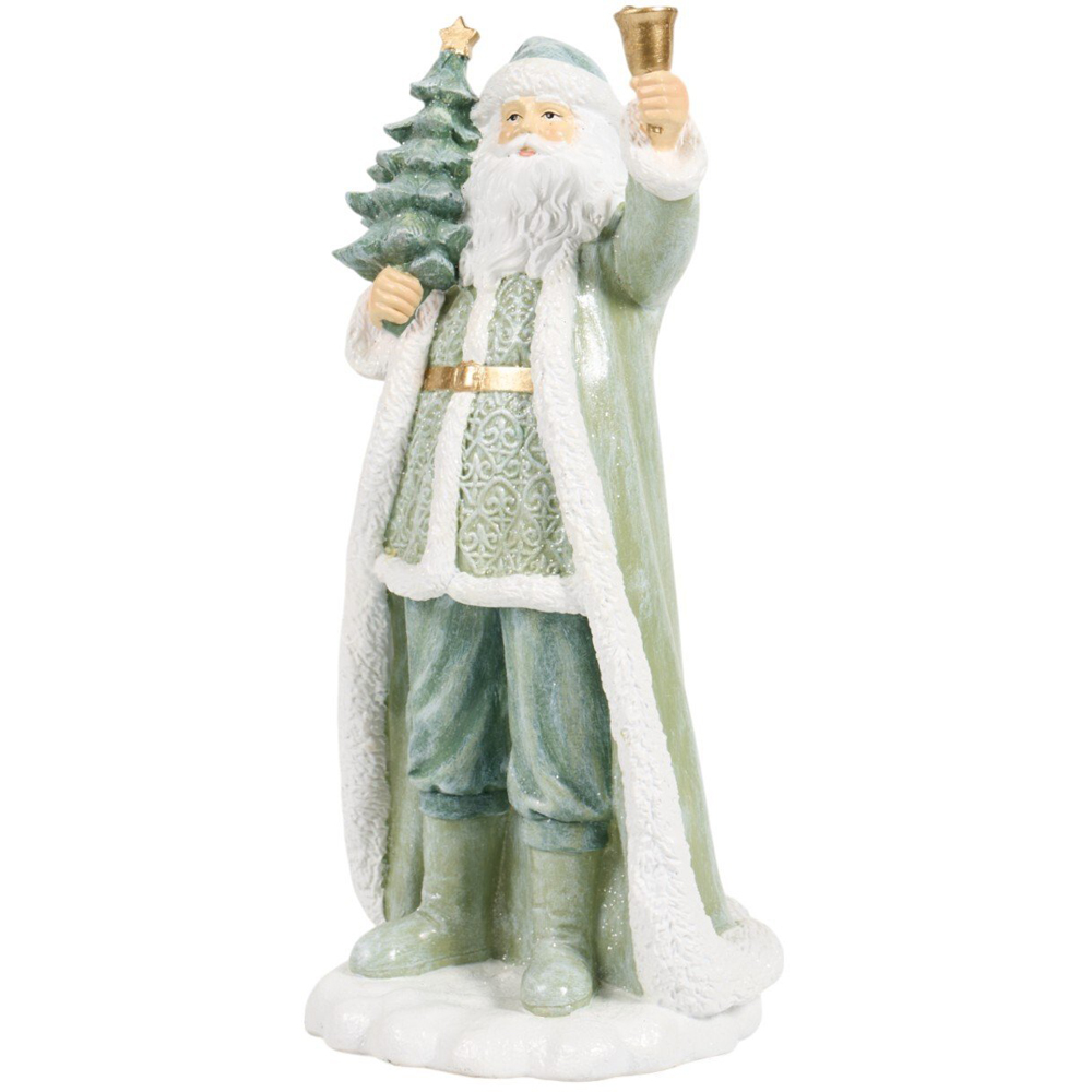 Sage Green Santa Ornament Sage Image 4