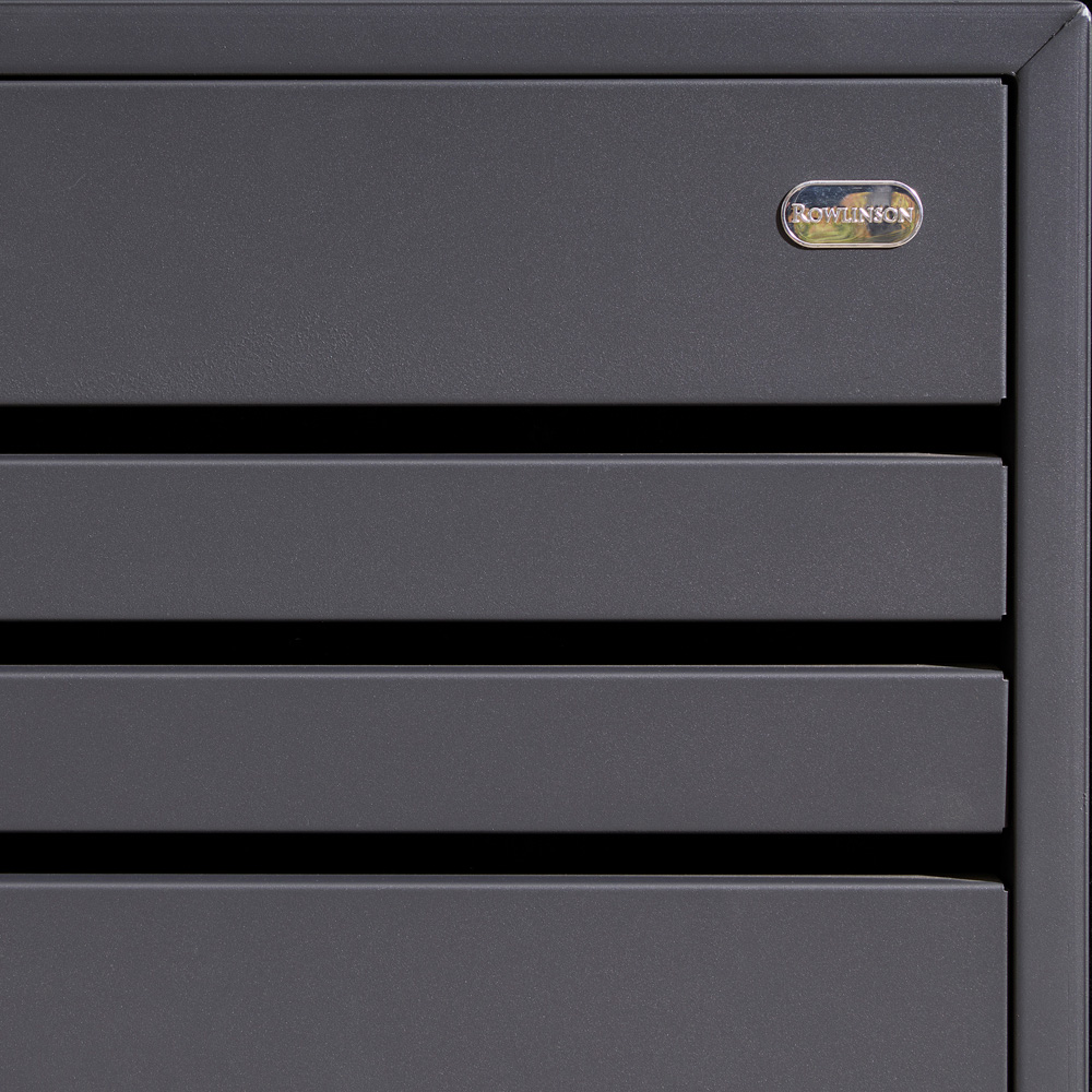 Rowlinson Chelsea Anthracite Wheelie Bin Store Image 7