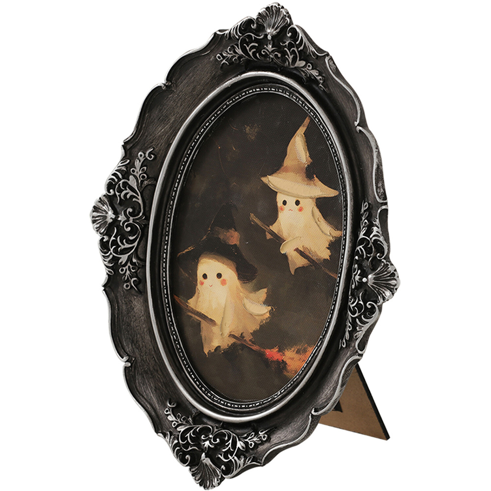 Spooky Ornate Hand Painted Plaque Image 6