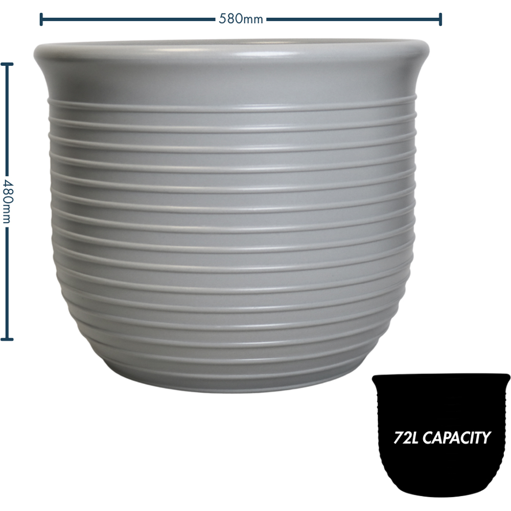 Trifibre Blenheim Concrete Roto Moulded Planter 48 x 58cm Image 7