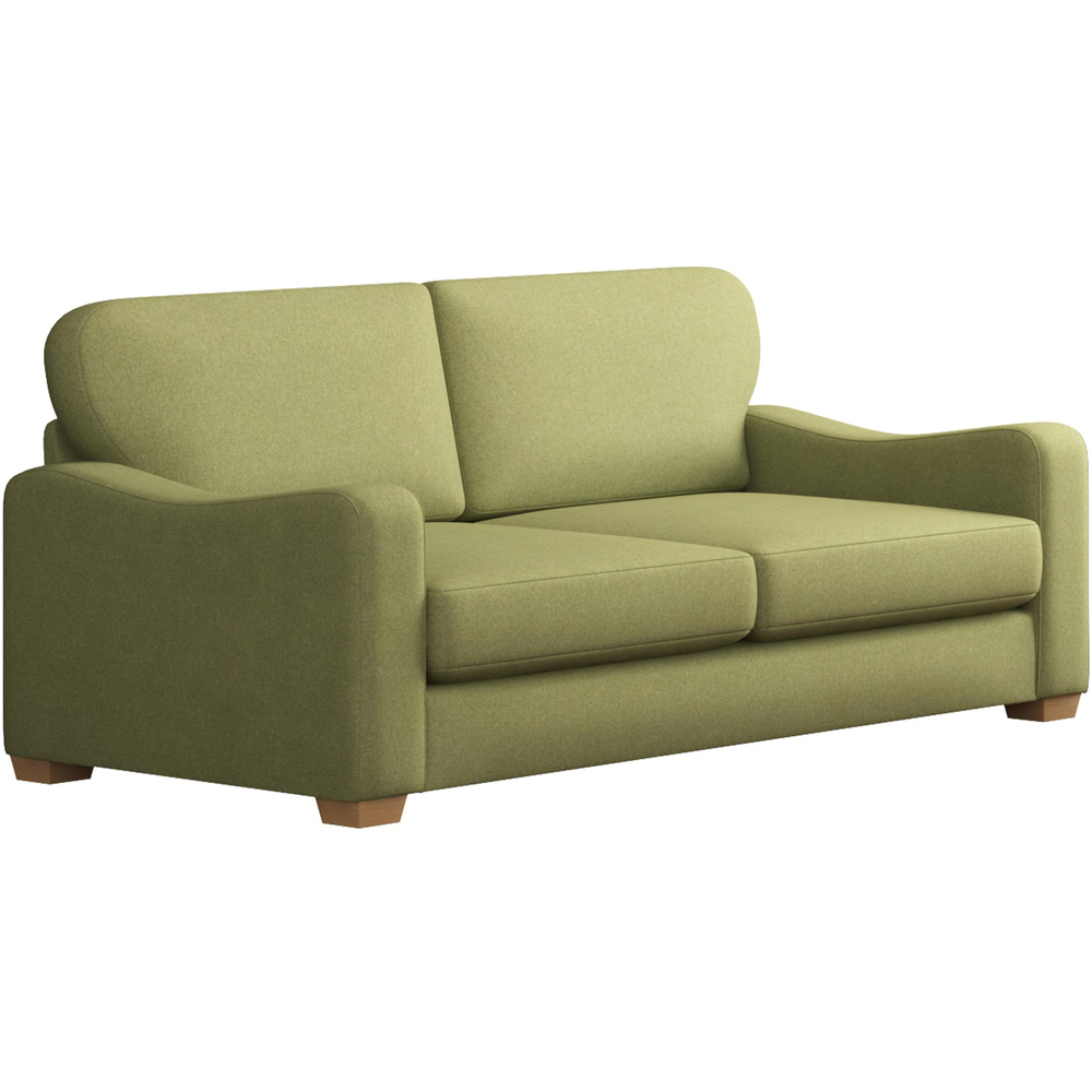 Theadford 3 Seater Venice Olive Fixed Back Sofa Image 2