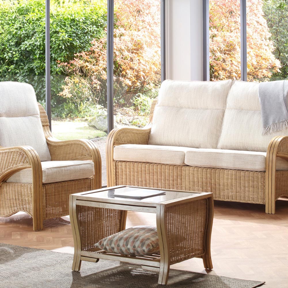 Desser Furniture Opera 5 Seater Light Oak Jasper Sofa Set Image 7