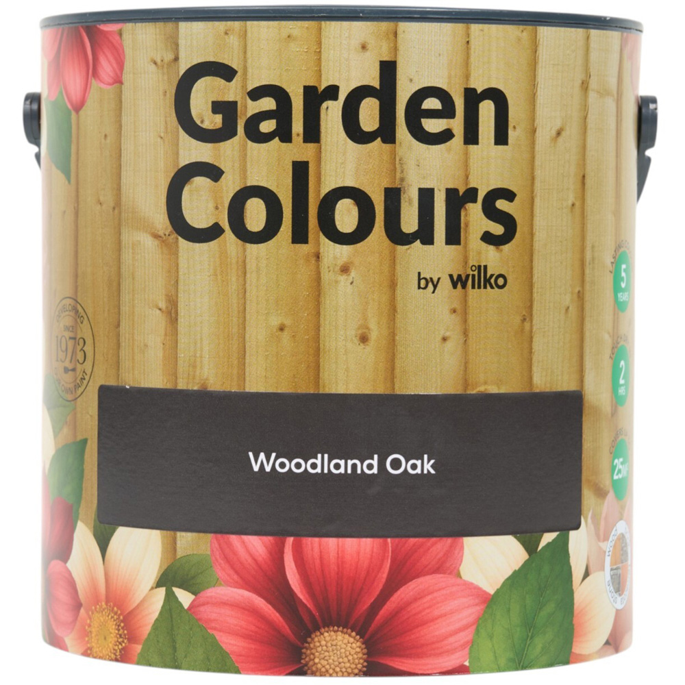 Wilko Garden Colours Woodland Oak Wood Paint 2.5L Image 10
