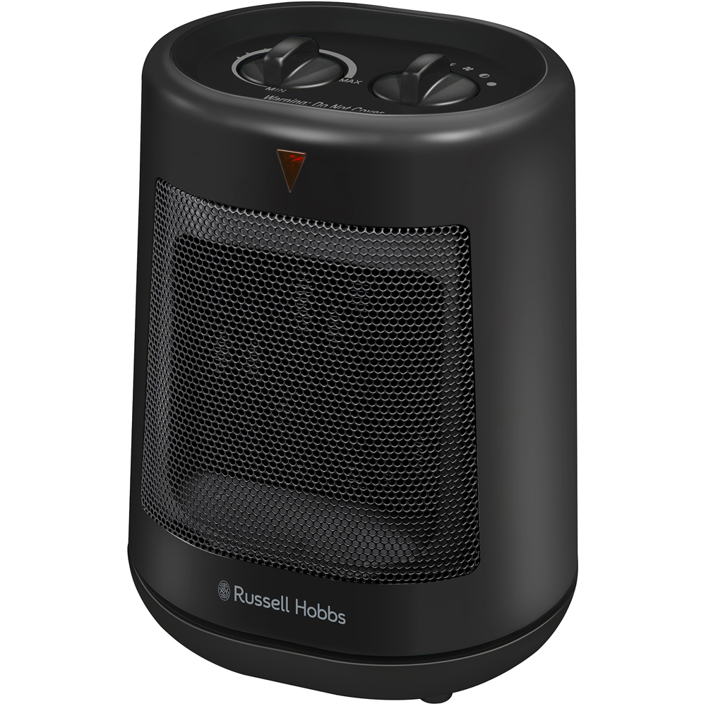 Russell Hobbs RHFH1008B Black Oscillating Ceramic Heater 2000W Image 1