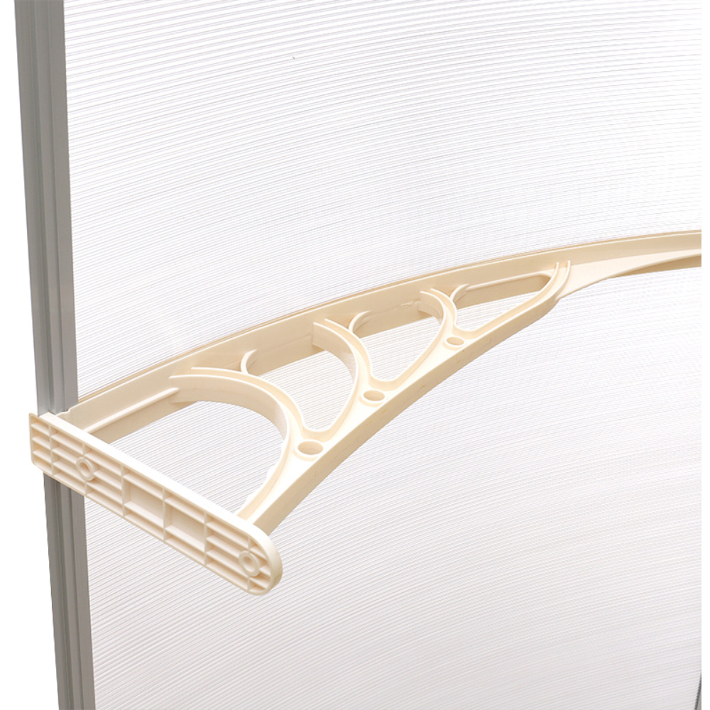 Living and Home White Window and Door Awning Canopy with Brackets 1.9m Image 3