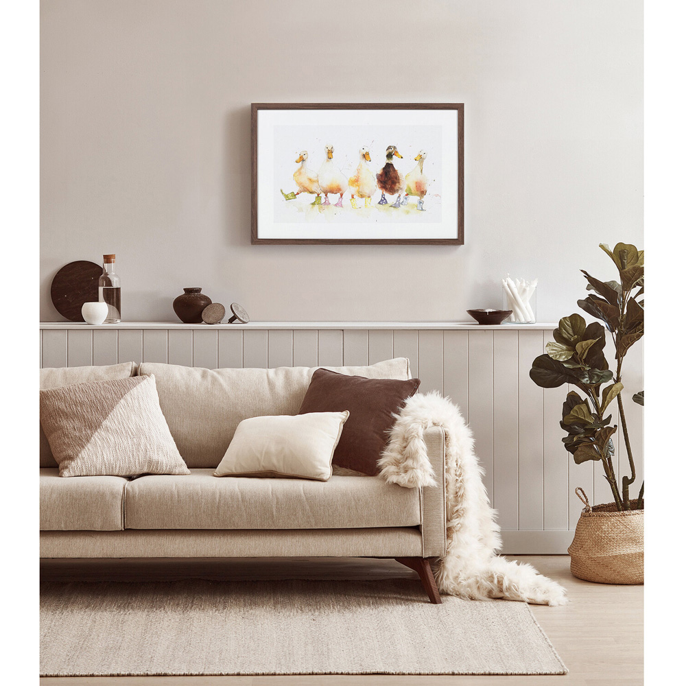Ducks in Wellies Framed Print Image 2