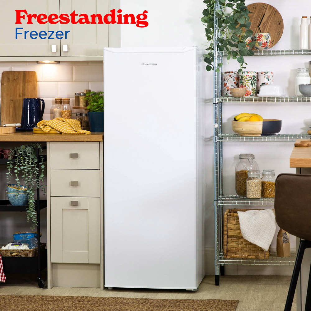 Russell Hobbs RH143FZ552E1W White 168L Freestanding Freezer Image 4