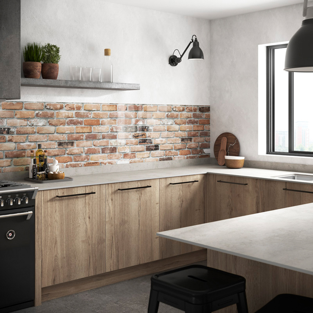 Zenith Cloudy Cement Laminate Kitchen Breakfast Bar 3000 x 950 x 12.5mm Image 8