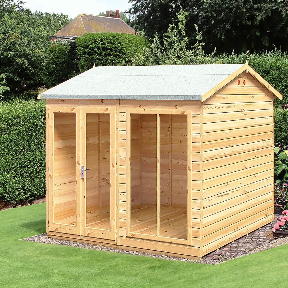 Shire Mayfield 8 x 8ft Double Door Traditional Summerhouse Image 2