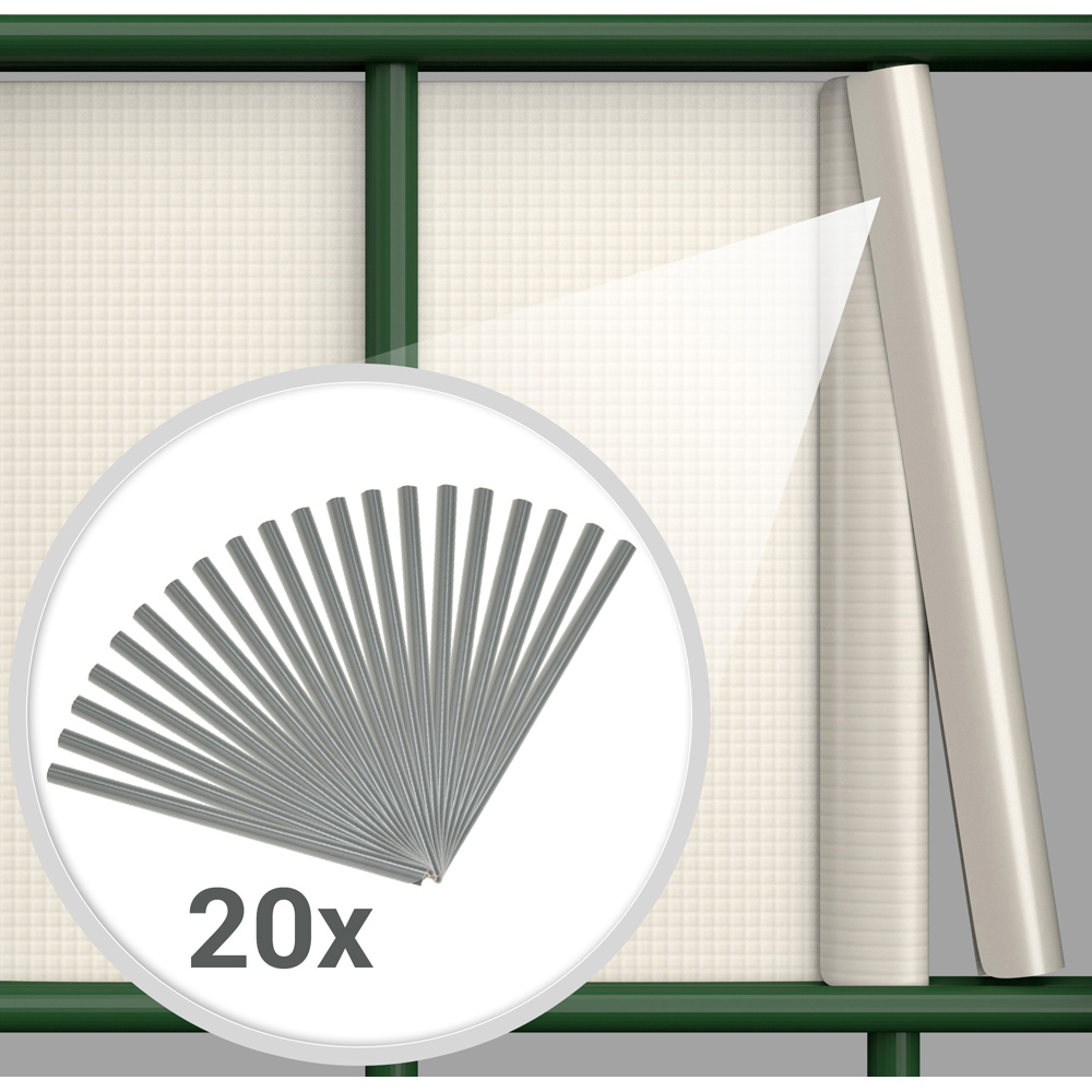 tectake Grey Opaque and Tear-Resistant Double Sided Privacy Film 19 x 3500cm Image 6