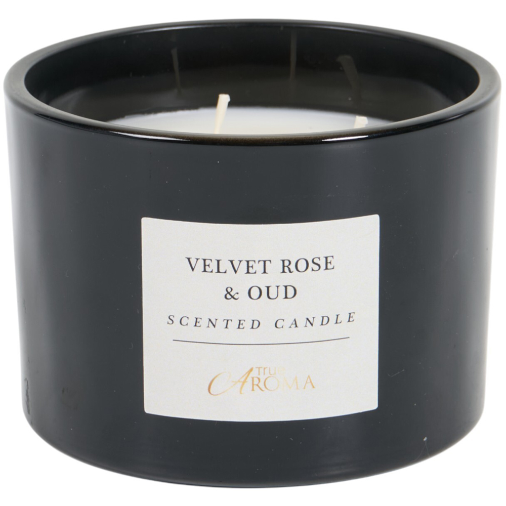 3 Wick Candle - Velvet Rose and Oud Image 2