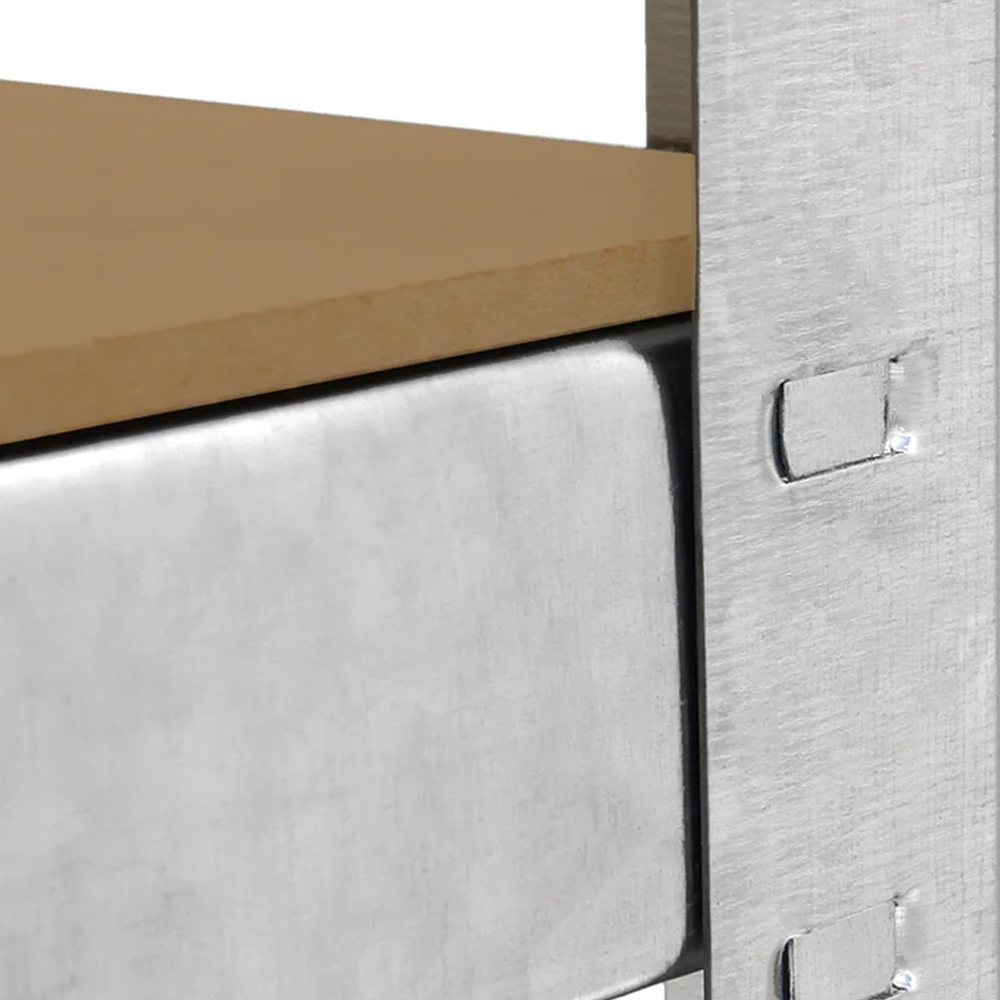 Monster Shop E-Rax Galvanised Shelving Rack 3 Pack Image 5