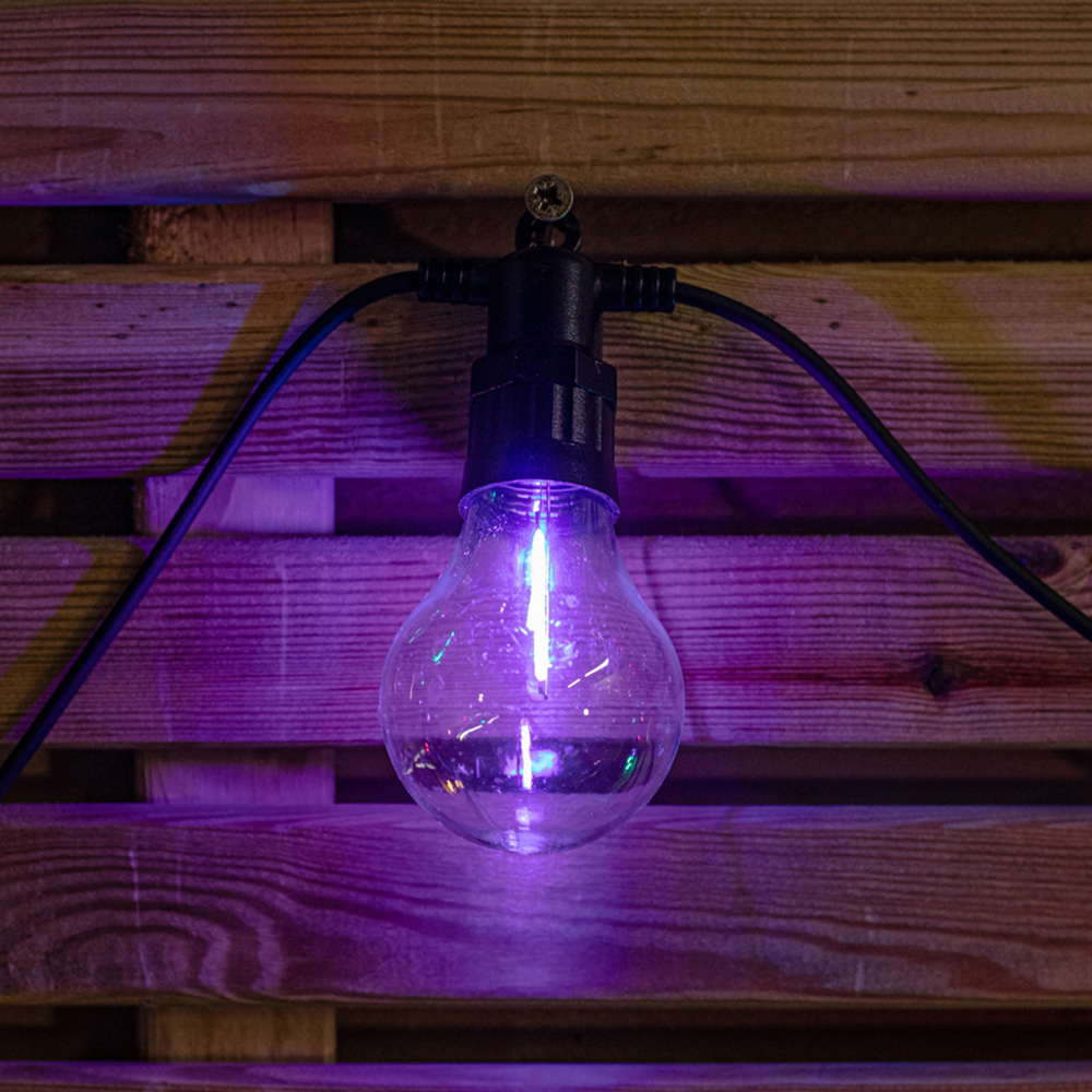 Samuel Alexander Multi Coloured LED Connectable Festoon Lights 20 Pack Image 4