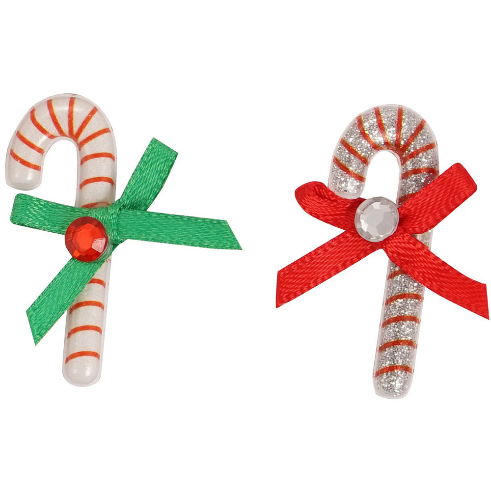 Crafty Club Pack of 15 3D Candy Cane Stickers Image 3
