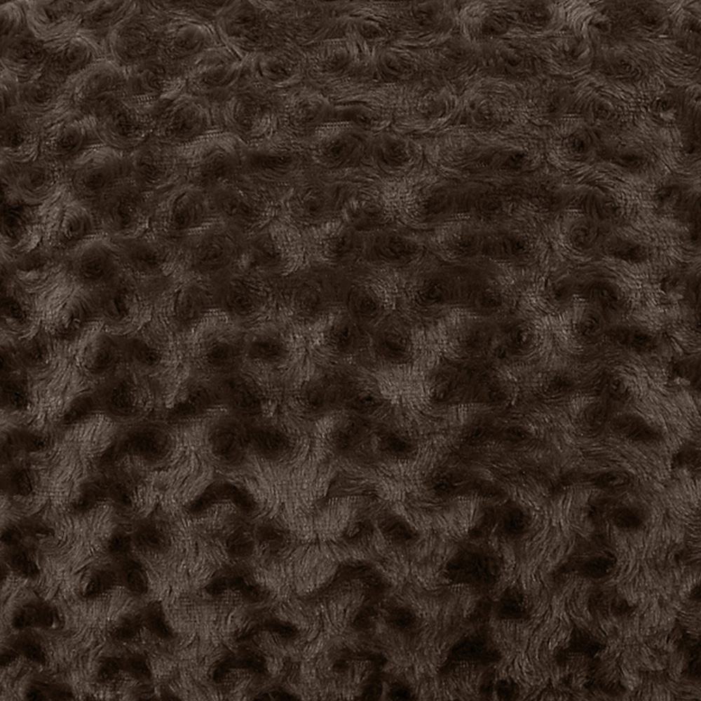 Velosso Posy Chenille Chocolate Filled Cushion 43 x 43cm 2 Pack Image 2