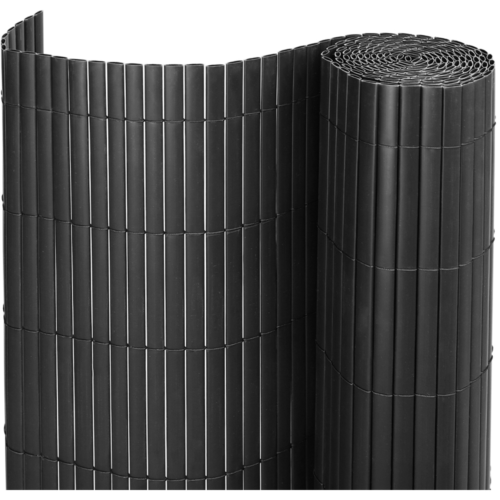 Living and Home Dark Grey PVC Fence Sun Blocked Screen Panels 300 x 200cm Image 4