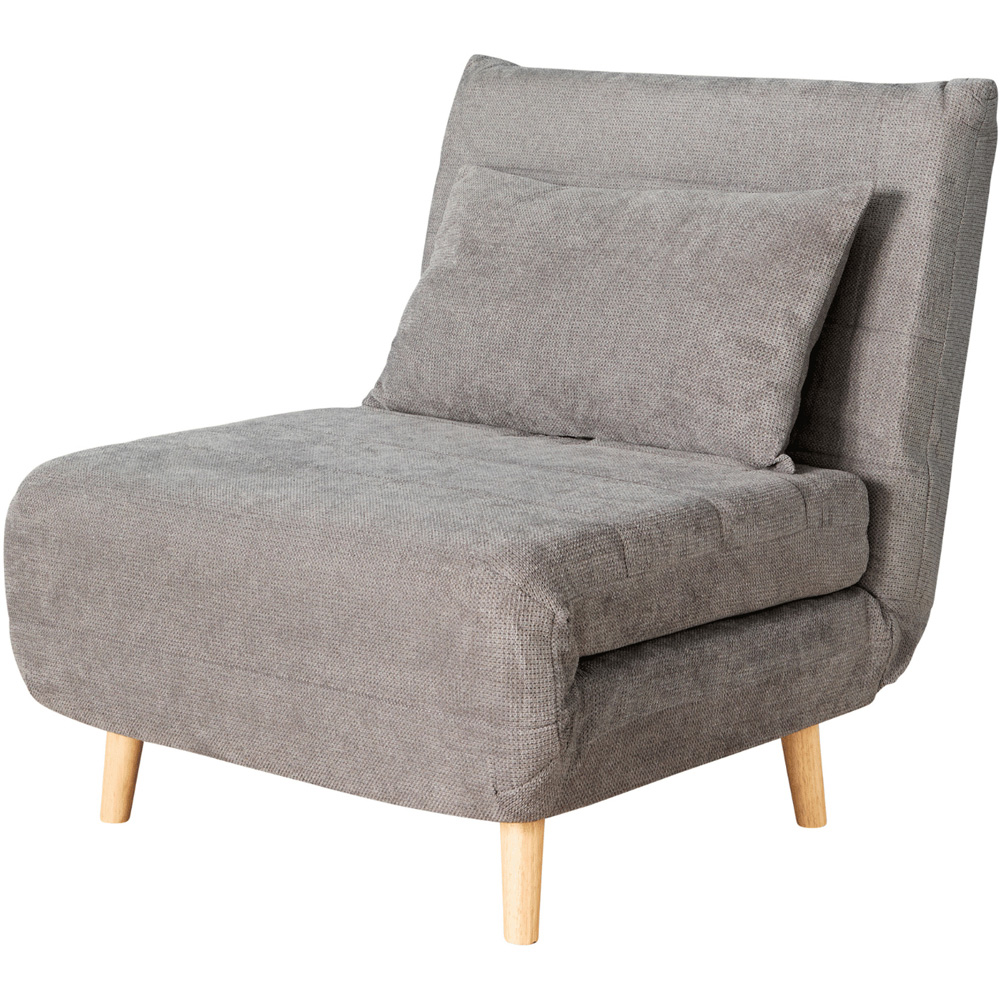 Home Source Lorena Single Grey Sofa Bed Image 2