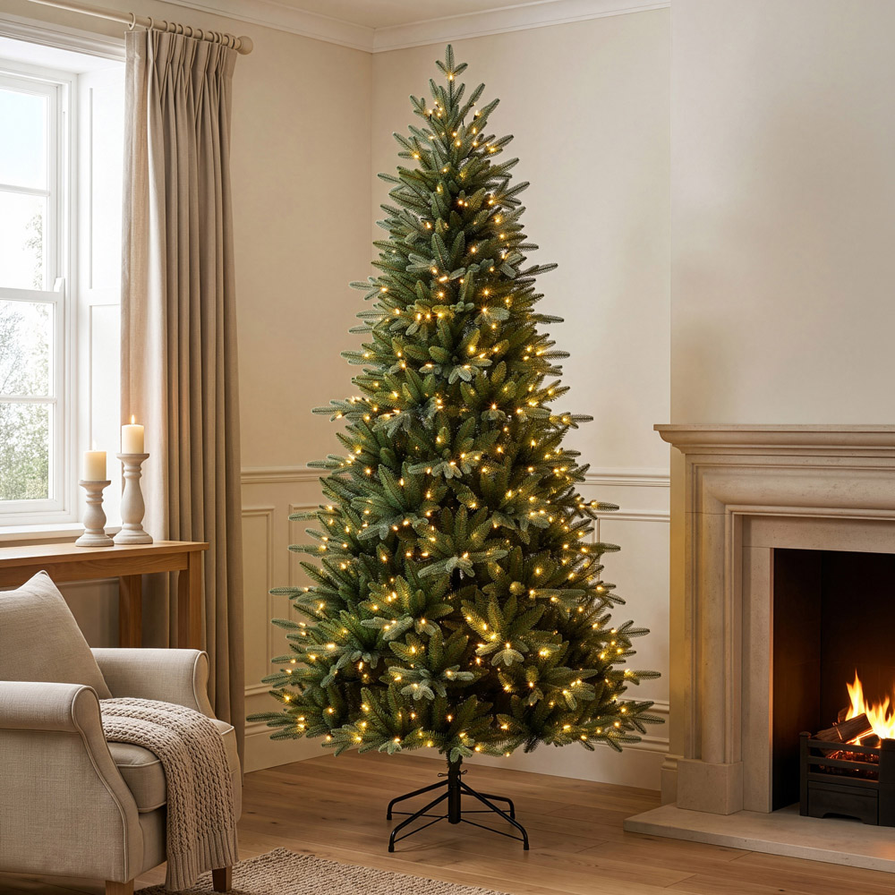 Bosk Maypine Pre-Lit 450 Warm White LED Artificial Christmas Tree 7ft Image 2